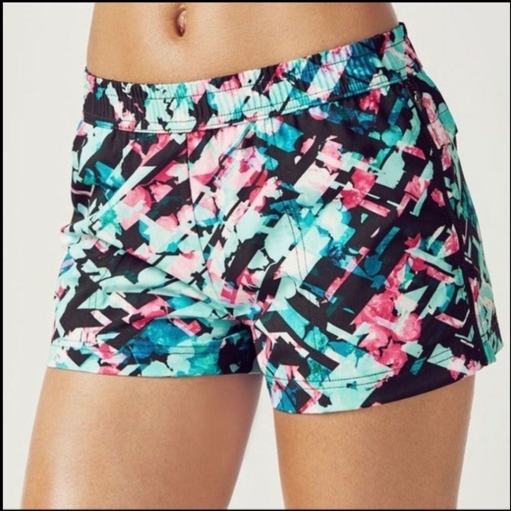 Fabletics Multicolor Size Zip Athletic Short, Siz… - image 1